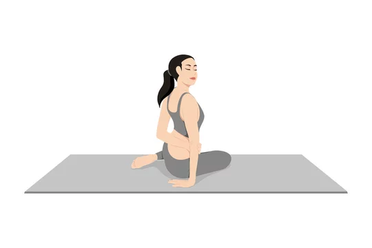 Twisting While Seated With A Partner