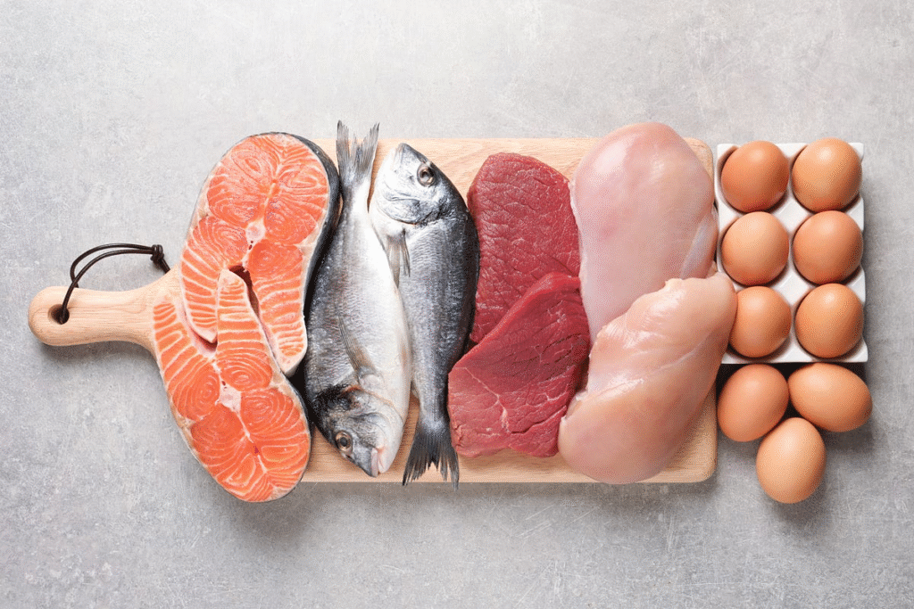 5. You need to eat lean protein to build muscle.