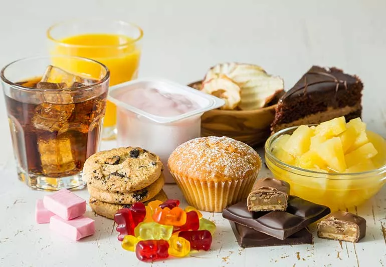 6. Avoid processed foods and refined sugars.
