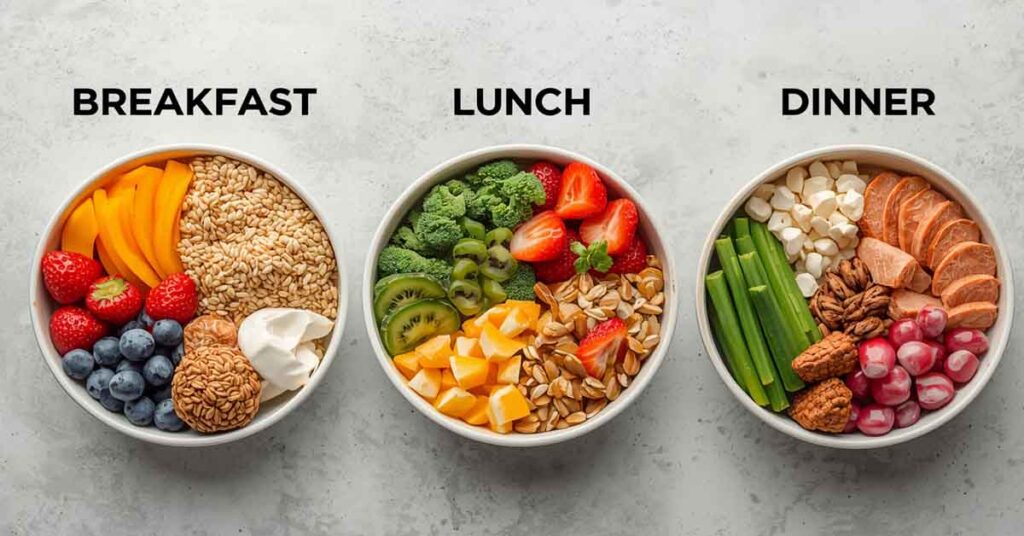 Weight Loss Meal Plan – Breakfast Lunch Dinner