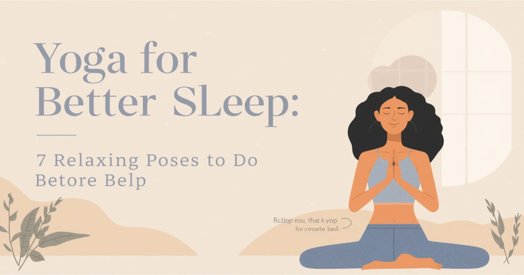 Yoga for Better Sleep: 7 Relaxing Poses to Do Before Bed