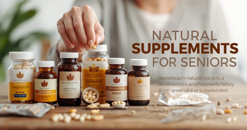 Natural Supplements for Seniors REAL IMAGE AND TEXT