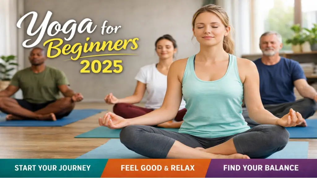 Simple yoga practice for beginners to improve flexibility and reduce stress